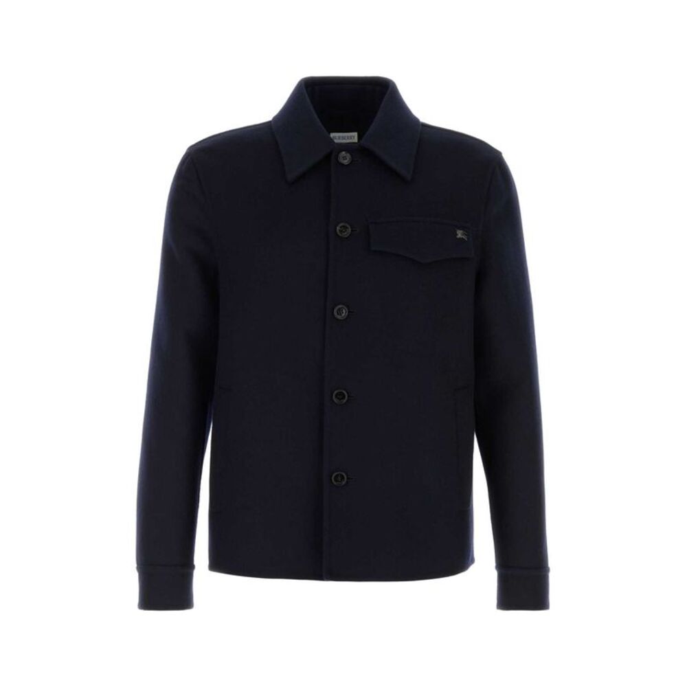 Burberry Men Midnight Blue Flannel Shirt